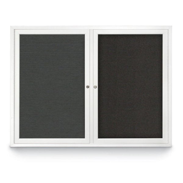 Corkboard, Cobalt/Satin, 48" x 36"